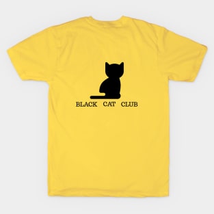 black cat club T-Shirt